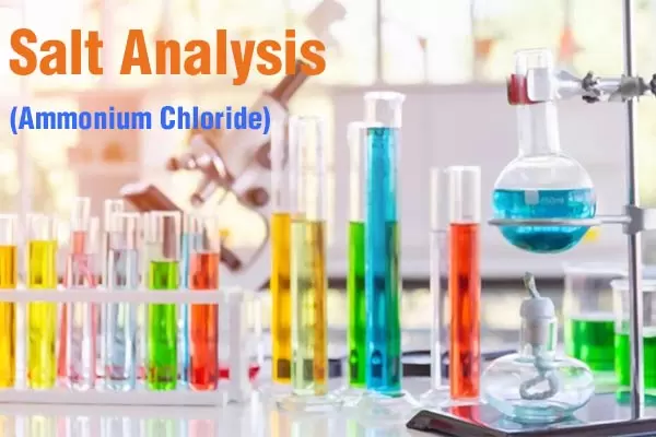 Analysis of Ammonium Chloride 1 Analysis of Ammonium Chloride
