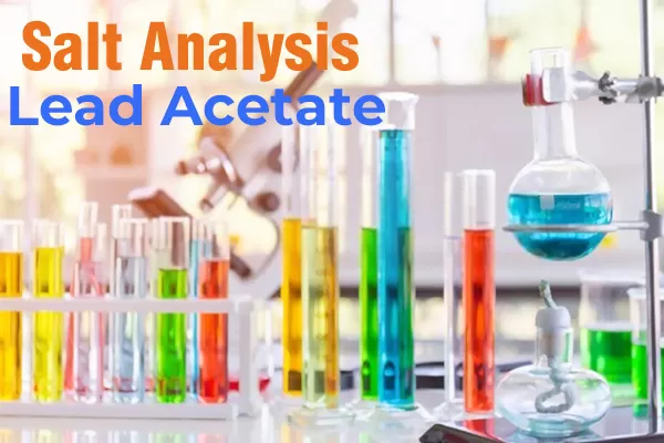 Analysis of Lead Acetate 1 Analysis of Lead Acetate